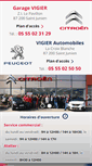 Mobile Screenshot of garage-vigier.fr
